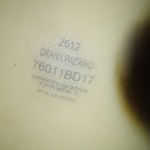 Grana Padano cheese serial number