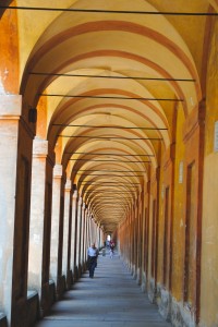 Porticos on the way from San Luca