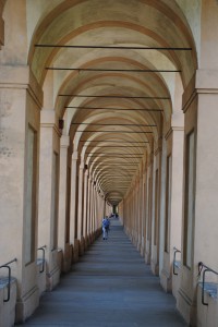 Porticos on the way from San Luca