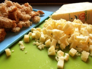 Asiago Cheese and Breadcrumbs