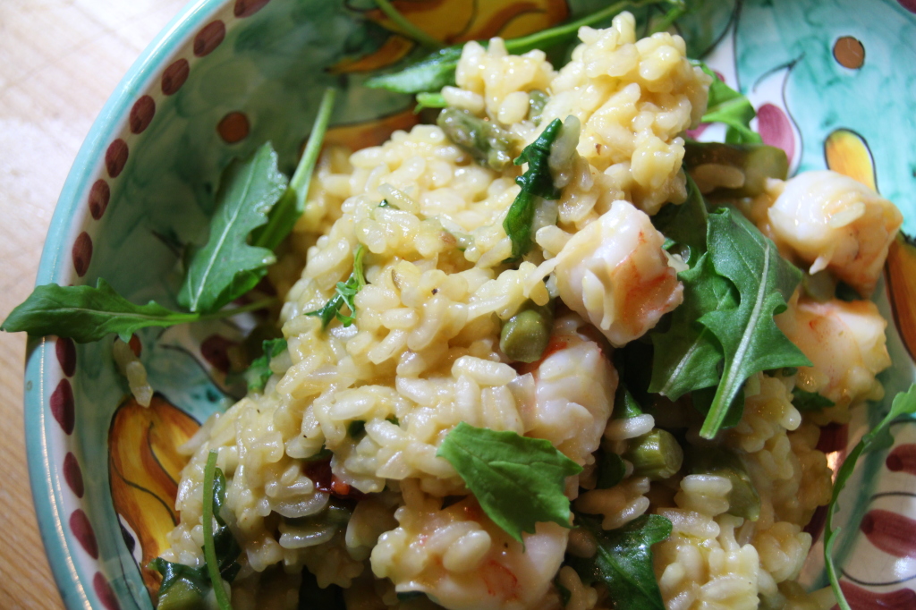 Risotto with Shrimp and Scallops